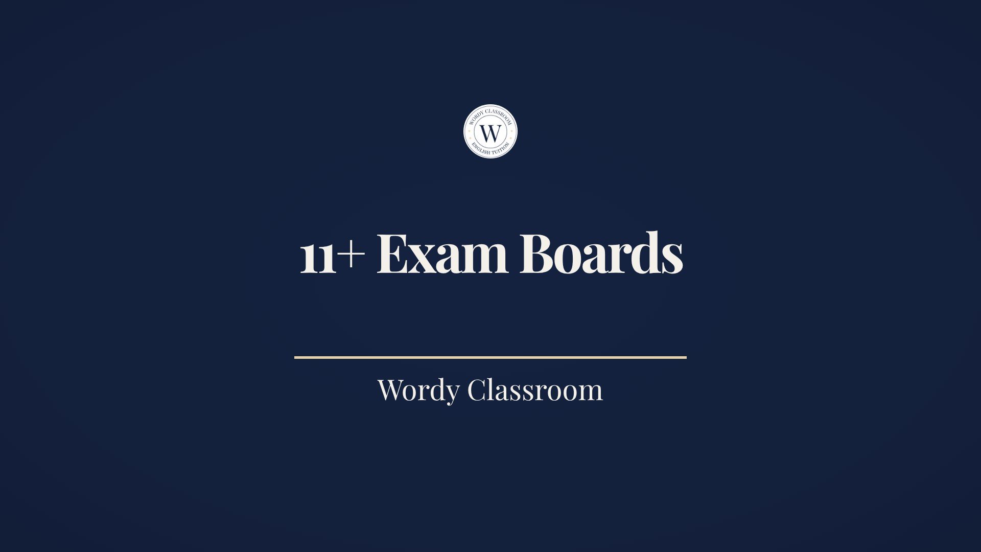 Cover graphic: 11 Plus Exam Boards