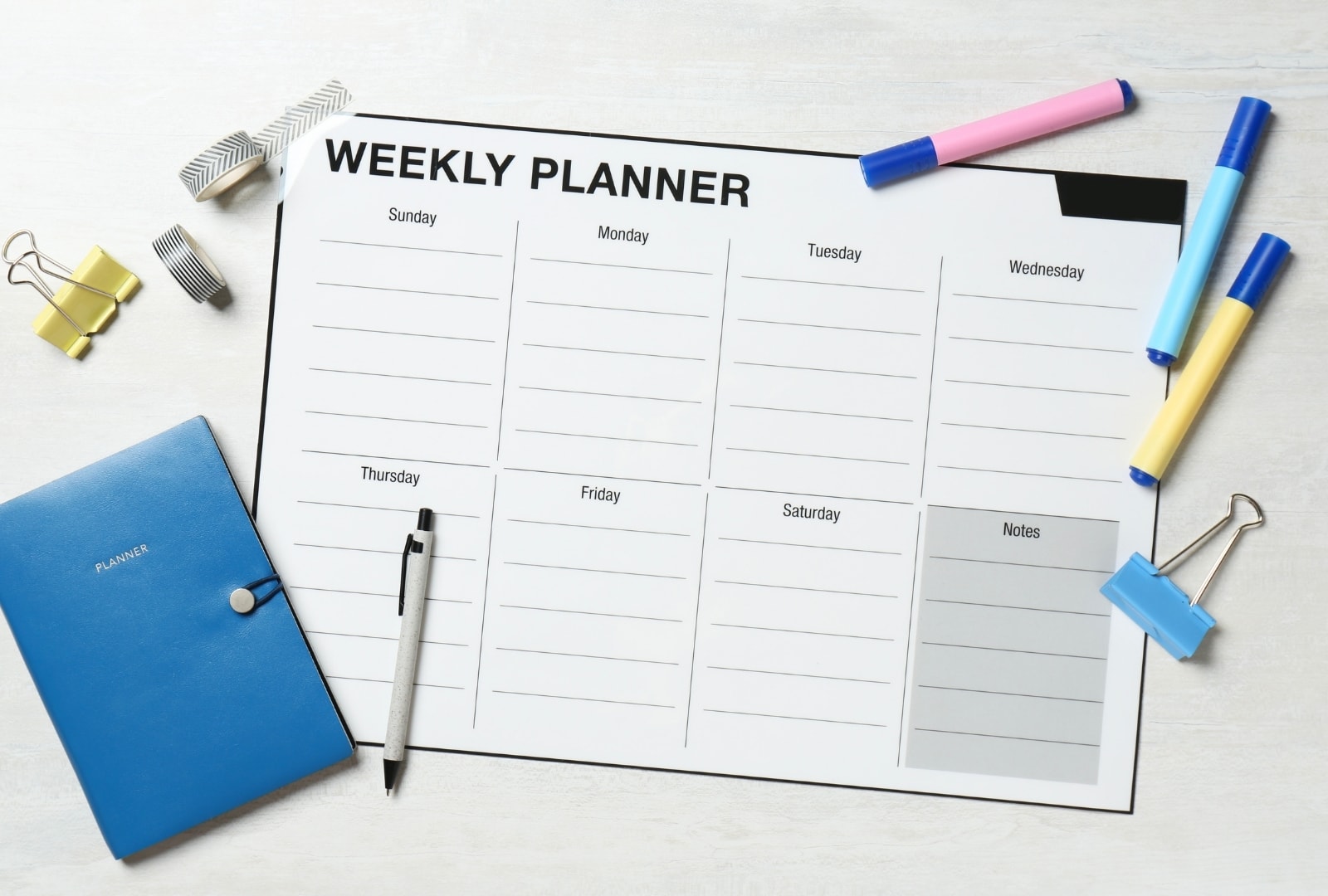 Example weekly 11 plus preparation routine for a Year 5 child