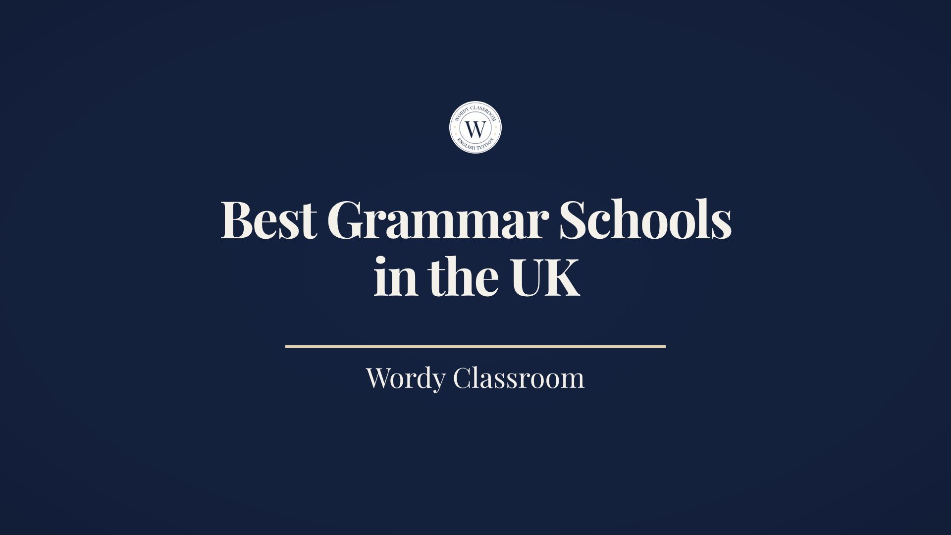 Cover graphic: Best Grammar Schools in the UK