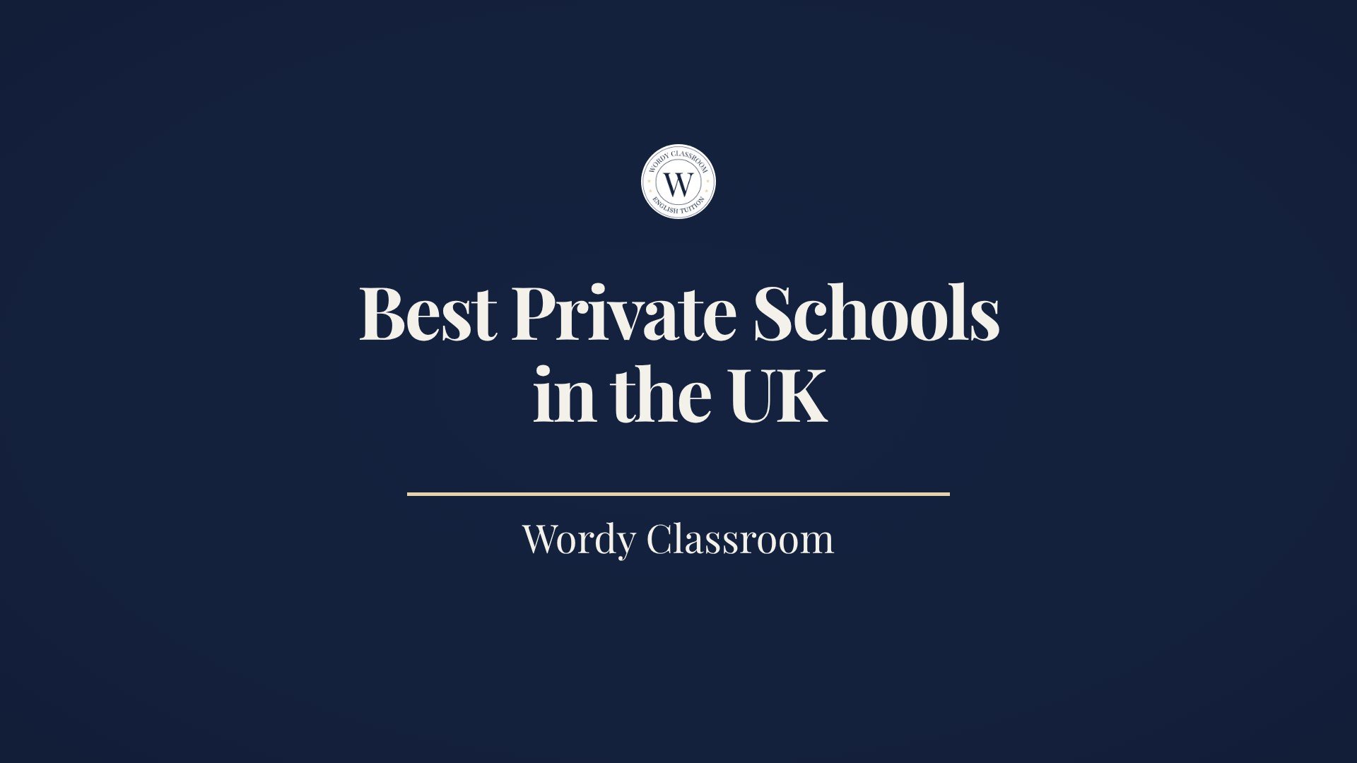 Cover graphic: Best Private Schools in the UK
